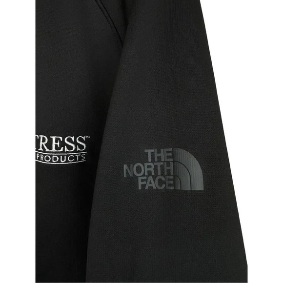 The North Face Mens Apex Fleece Full Zip Jacket XL Black Mock Neck Company Logo - Picture 3 of 14